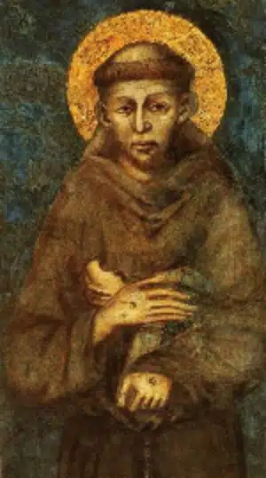 Painting of St Francis of Assisi — the inspiration behind SD Care Agency's Franciscan model of care